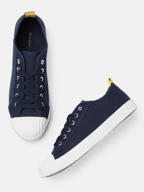 

Mast & Harbour Women Navy Blue Sneakers