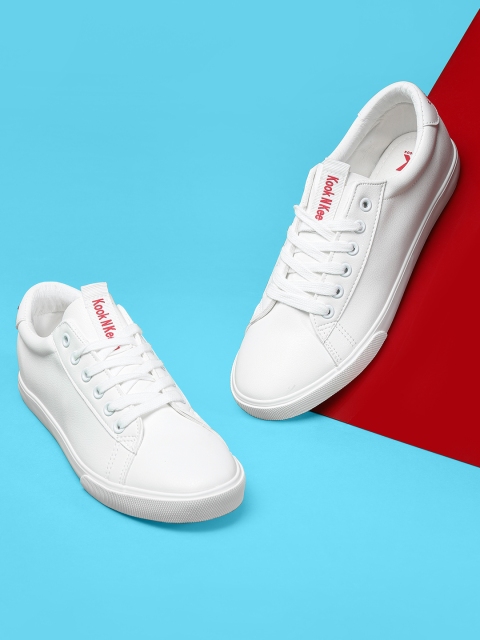 

Kook N Keech Women White Sneakers