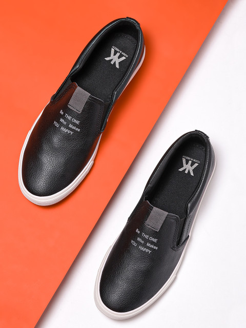 

Kook N Keech Women Black Slip-On Sneakers