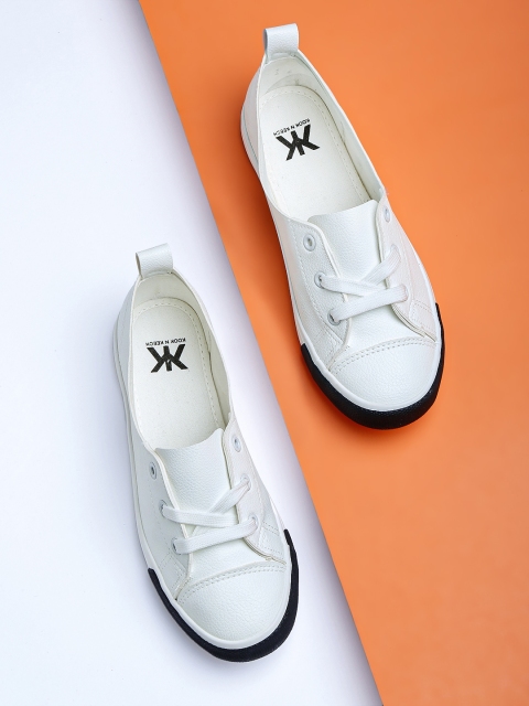 

Kook N Keech Women White Sneakers