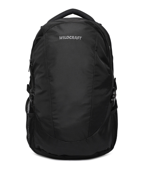 

Wildcraft Unisex Black Solid Backpack