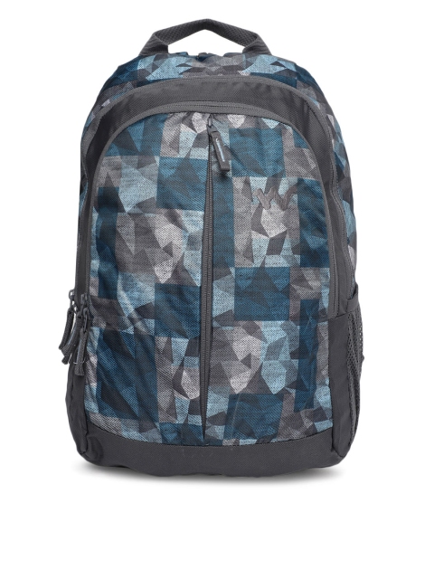 

Wildcraft Unisex Blue Graphic Backpack