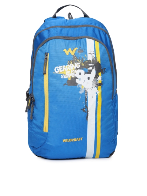 

Wildcraft Unisex Blue Graphic Backpack