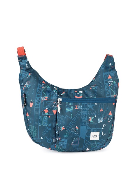 

Wildcraft Unisex Blue Wiki Drift-it Printed Messenger Bag