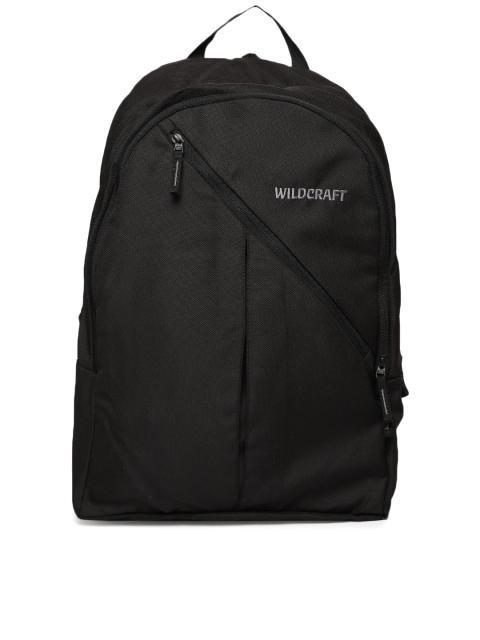 

Wildcraft Unisex Black Solid Backpack