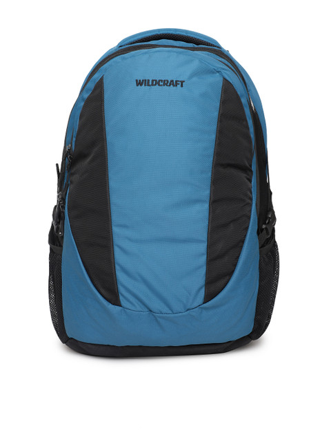 

Wildcraft Unisex Black & Blue Colourblocked Backpack