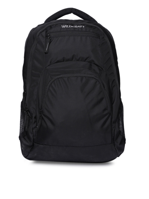 

Wildcraft Unisex Black Solid Backpack