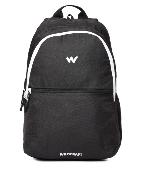 

Wildcraft Unisex Black Solid Backpack
