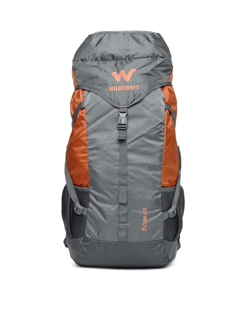 

Wildcraft Unisex Grey & Orange Edge 45 Rucksack