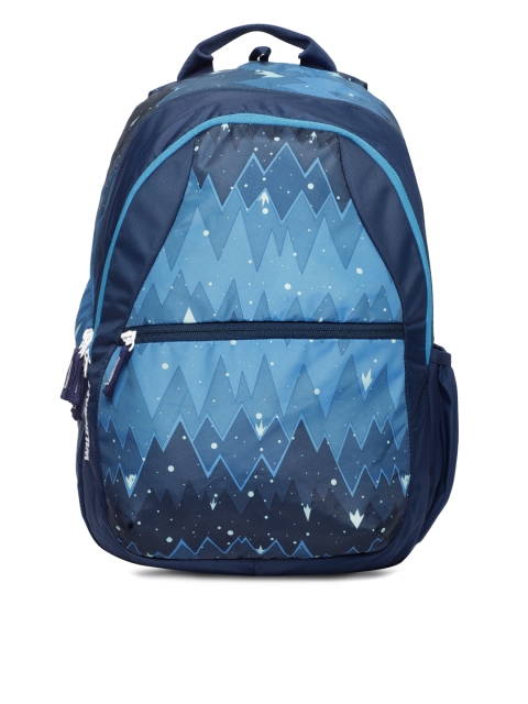

Wildcraft Unisex Navy Blue Graphic Backpack