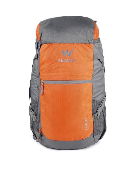 

Wildcraft Unisex Orange & Grey Creek 50 Rucksack