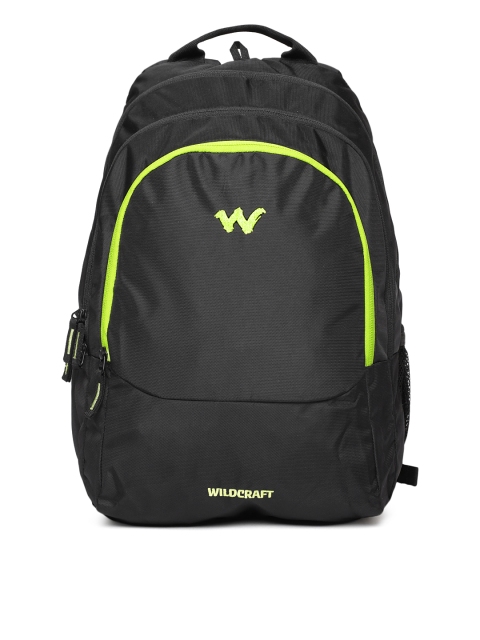 

Wildcraft Unisex Black Solid Backpack