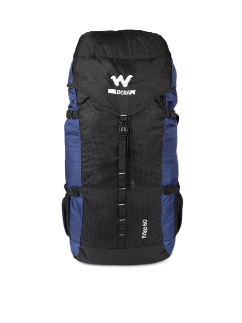 

Wildcraft Unisex Black & Navy Blue Edge 60 Rucksack