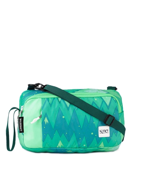 

Wildcraft Unisex Green Wiki Flap-it Printed Travel Pouch