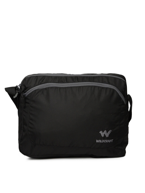 

Wildcraft Unisex Black Solid Messenger Bag
