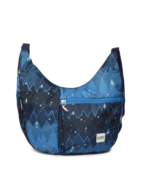 

Wildcraft Unisex Blue Printed Messenger Bag