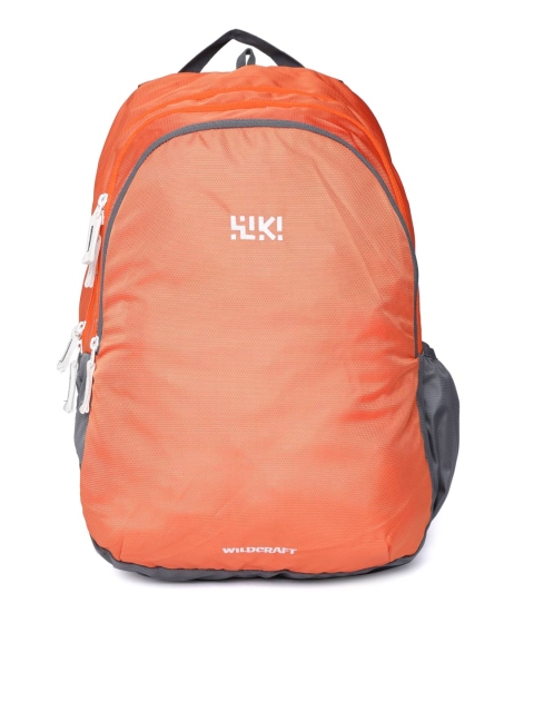 

Wildcraft Unisex Orange Solid Backpack
