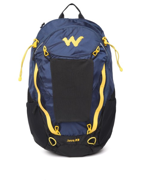 

Wildcraft Unisex Navy Blue & Black Colourblocked Backpack