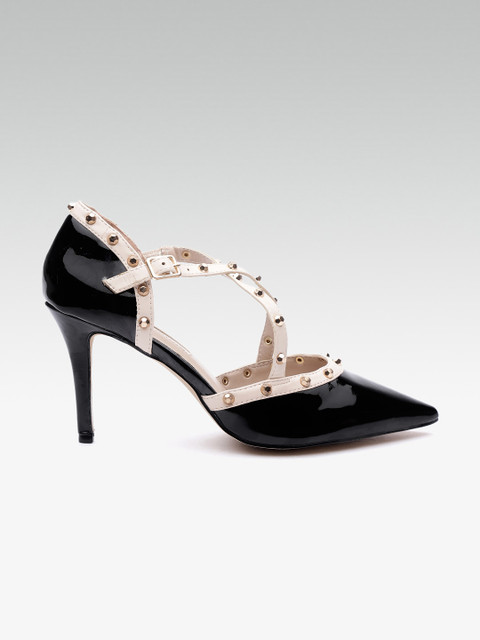 

DOROTHY PERKINS Women Black Embellished Pumps