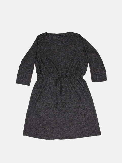 

DOROTHY PERKINS Women Charcoal Grey Solid A-Line Dress