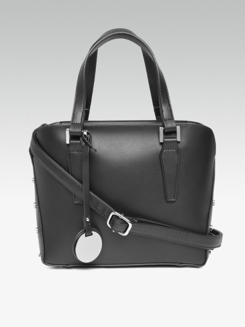 

DOROTHY PERKINS Black Solid Handheld Bag