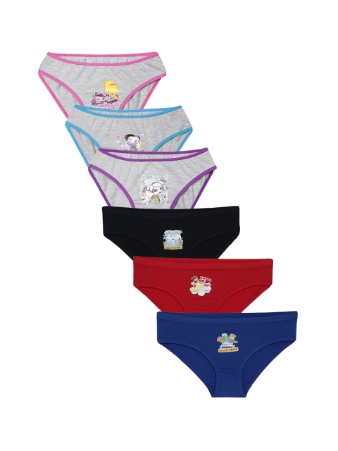 

Leading Lady Girls Pack of 6 Assorted Printed Briefs Mygirl-DB-27-6-75
