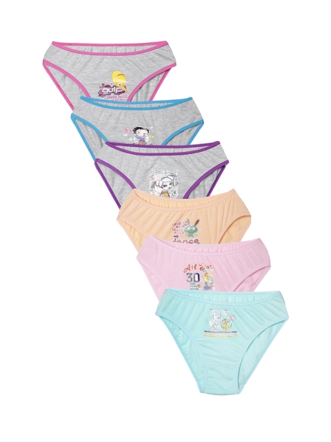 

Leading Lady Girls Pack of 6 Assorted Printed Briefs MYGIRL-polly-6-75