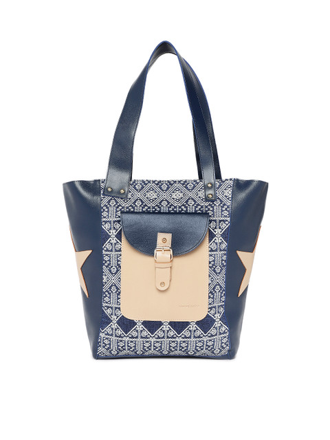 

Kanvas Katha Multicoloured Printed Tote Bag, Multi