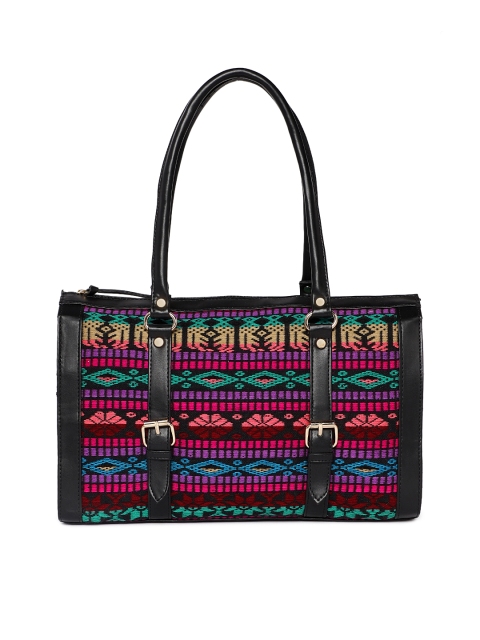 

Kanvas Katha Multicoloured Self Design Shoulder Bag, Multi