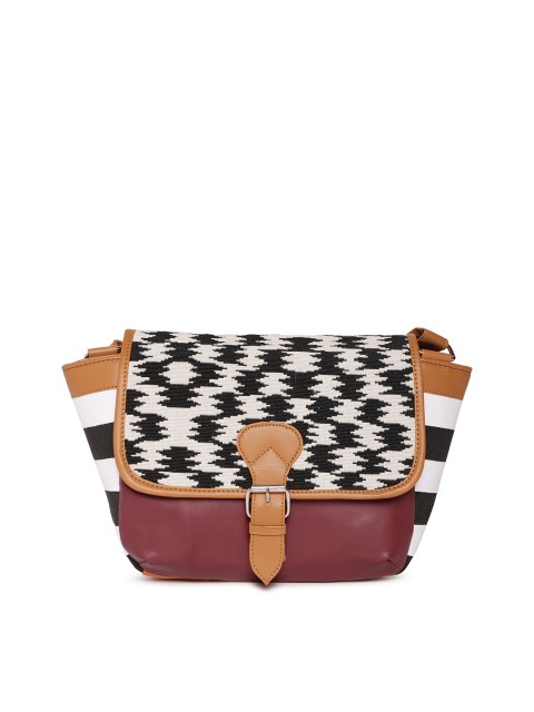 

Kanvas Katha Multicoloured Self Design Sling Bag, Multi