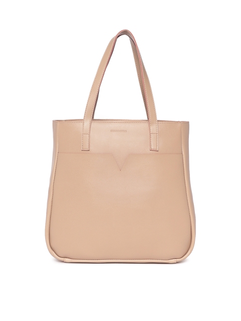 

Kanvas Katha Beige Solid Tote Bag