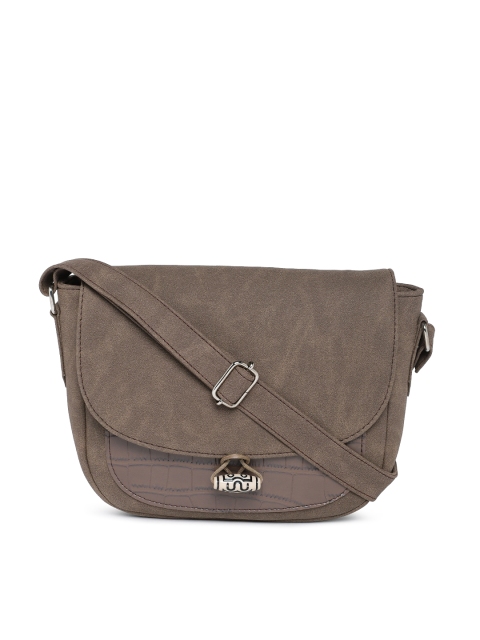 

Kanvas Katha Brown Solid Sling Bag