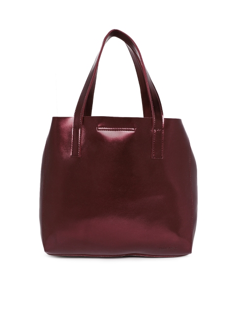 

Kanvas Katha Maroon Solid Shoulder Bag