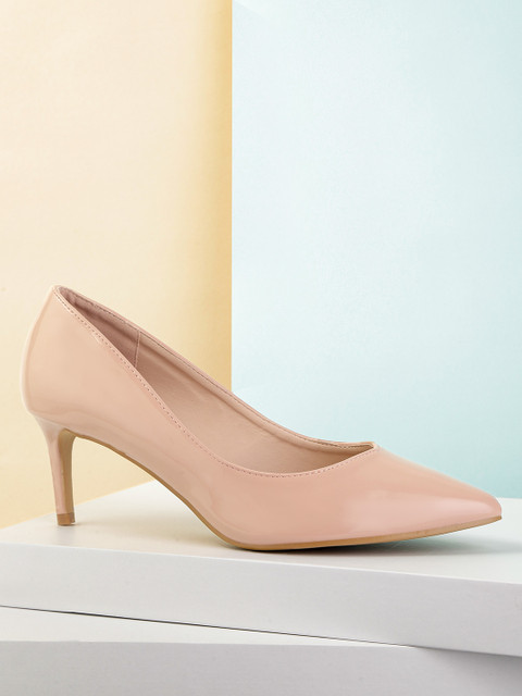 

DressBerry Women Pink Solid Pumps