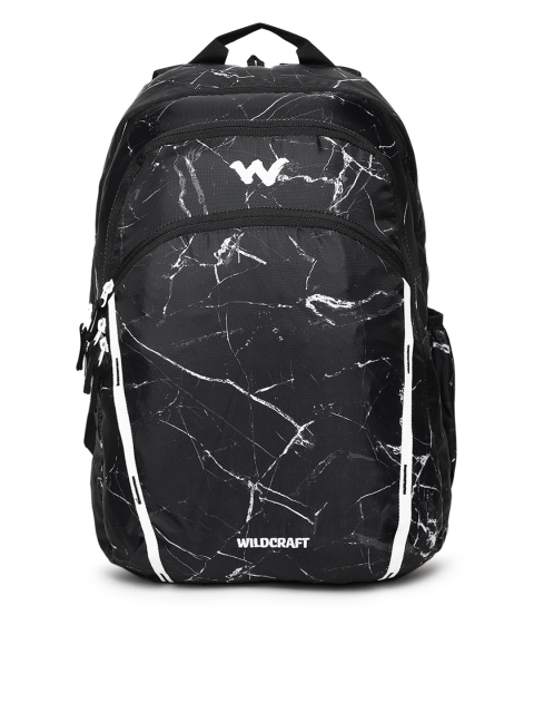 

Wildcraft Unisex Black Graphic Backpack