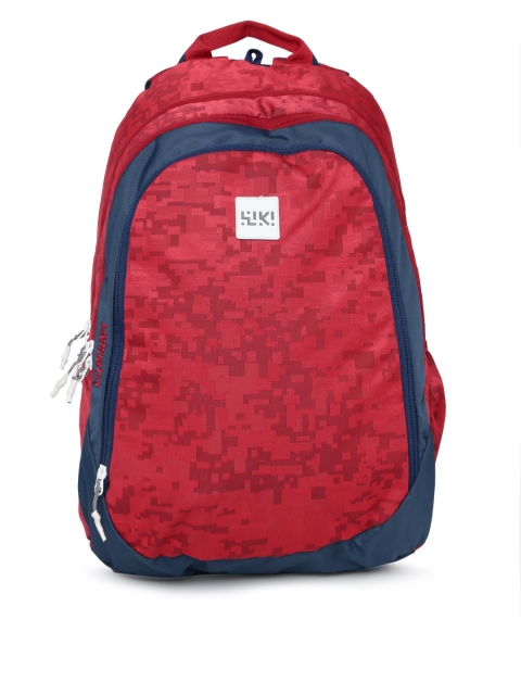 

Wildcraft Unisex Red Graphic WIKI 7 Jacquard Backpack