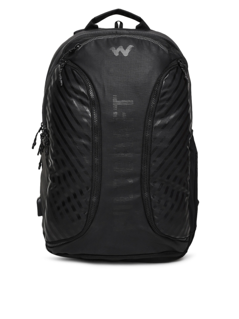 

Wildcraft Unisex Black Solid Backpack