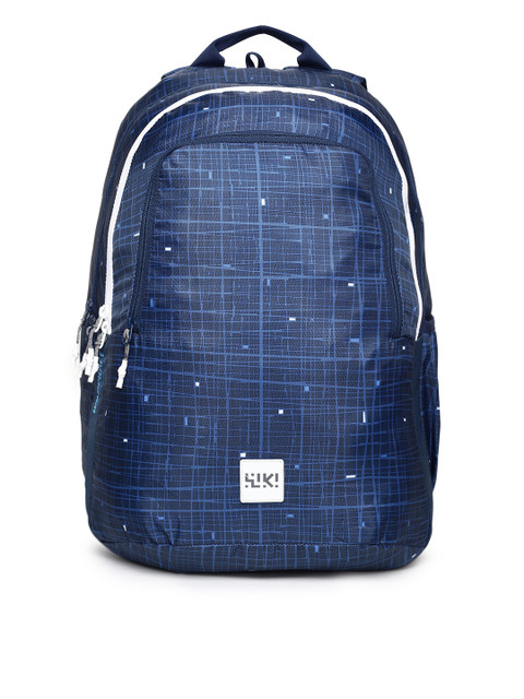 

Wildcraft Unisex Navy Blue Graphic Backpack
