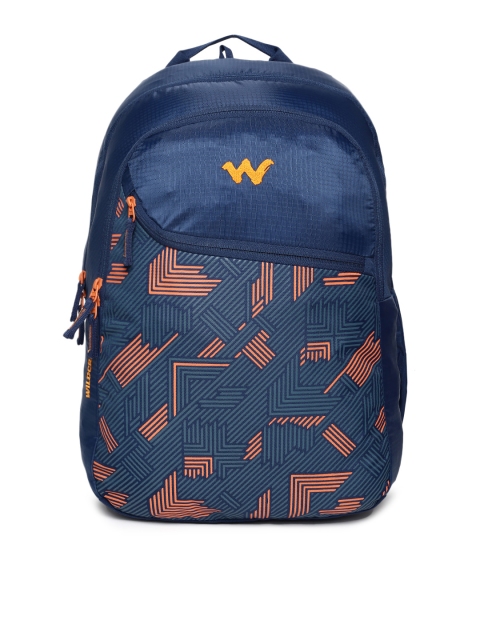 

Wildcraft Unisex Blue Graphic Backpack