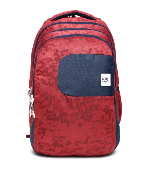 

Wildcraft Unisex Red Solid WIKI 9 Jacquard Backpack