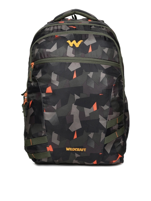 

Wildcraft Unisex Grey Graphic Printed Backpack