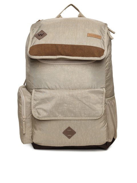 

Wildcraft Unisex Beige Solid Backpack