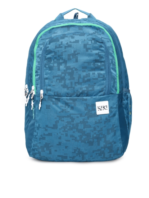 

Wildcraft Unisex Blue Graphic Backpack