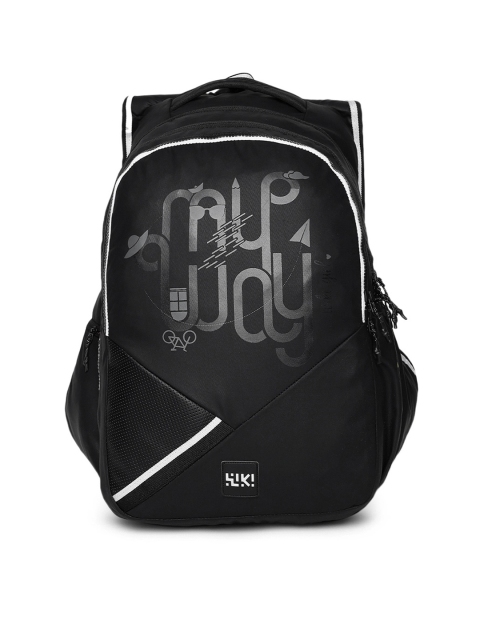 

Wildcraft Girls Black Graphic Backpack