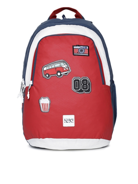 

Wildcraft Unisex Red & Blue WIKI Frost Badge Backpack