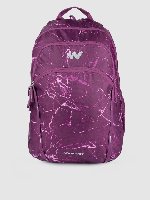 

Wildcraft Unisex Purple WC 2 Cracks Brand Logo Printed Backpack