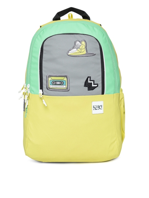 

Wildcraft Unisex Lime Green & Yellow WIKI Hail Badge Backpack