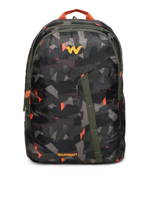 

Wildcraft Unisex Grey Camouflage Print WC4 Backpack