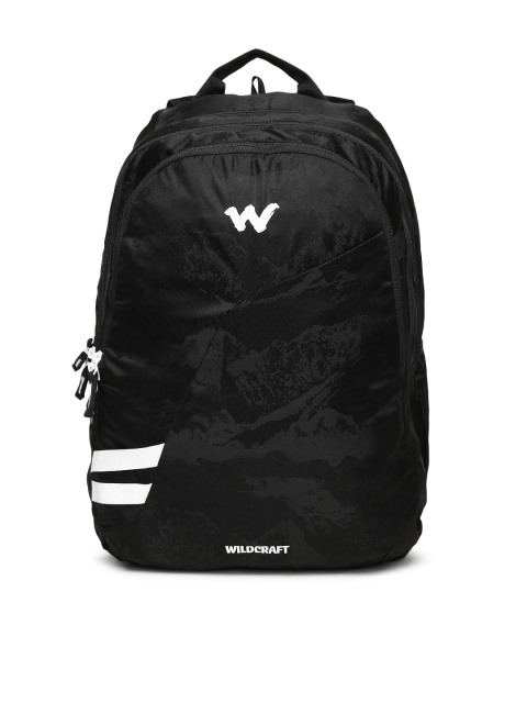

Wildcraft Unisex Black Graphic Backpack