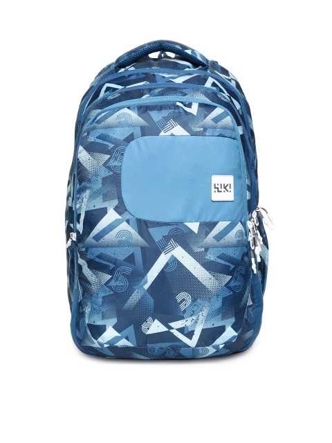 

Wildcraft Unisex Blue Graphic Backpack